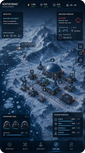NorthFormat: Polar Strategy gameplay screenshot
